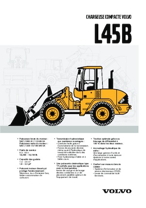 Gumikerekes homlokrakodók Volvo L 45 BTP