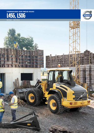 Gumikerekes homlokrakodók Volvo L50G