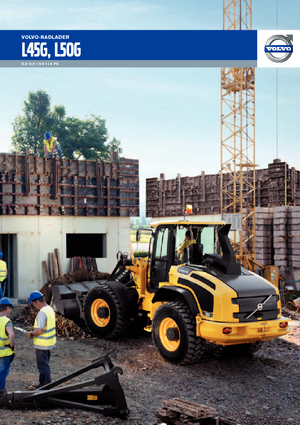 Gumikerekes homlokrakodók Volvo L50G