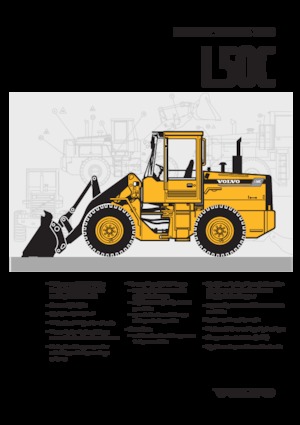Gumikerekes homlokrakodók Volvo L 50 C
