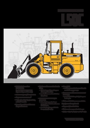Gumikerekes homlokrakodók Volvo L 50 C