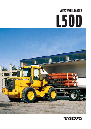 Gumikerekes homlokrakodók Volvo L 50 D