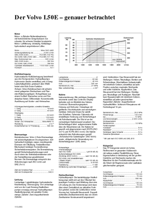 Gumikerekes homlokrakodók Volvo L 50 E