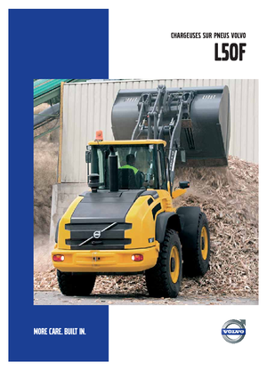 Gumikerekes homlokrakodók Volvo L50F