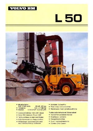 Gumikerekes homlokrakodók Volvo L 50