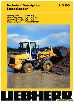 Gumikerekes homlokrakodók Liebherr L 506