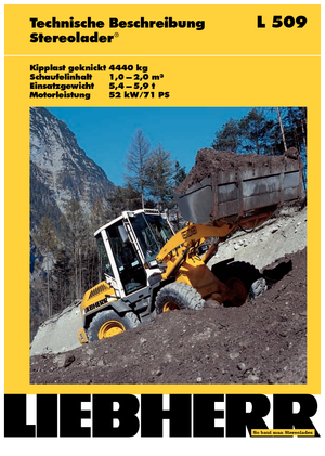 Gumikerekes homlokrakodók Liebherr L 508 Z-Stereo