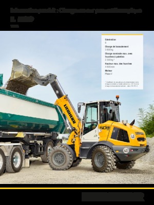 Gumikerekes homlokrakodók Liebherr L 509 Tele