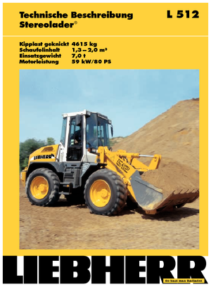 Gumikerekes homlokrakodók Liebherr L 512 P-Stereo