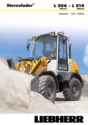 Gumikerekes homlokrakodók Liebherr L 514 Stereo