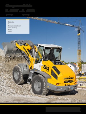 Gumikerekes homlokrakodók Liebherr L 514 Stereo