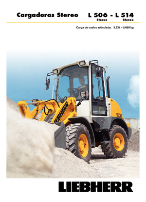 Gumikerekes homlokrakodók Liebherr L 514 Z-Stereo