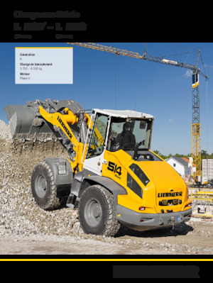 Gumikerekes homlokrakodók Liebherr L 518 Stereo
