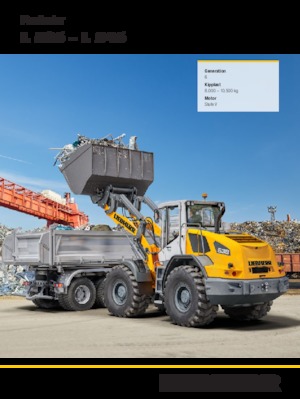 Gumikerekes homlokrakodók Liebherr L 538