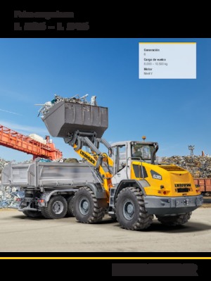 Gumikerekes homlokrakodók Liebherr L 538
