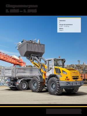 Gumikerekes homlokrakodók Liebherr L 538