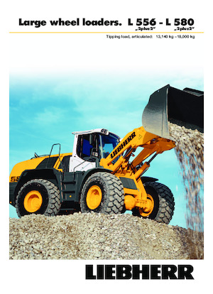 Gumikerekes homlokrakodók Liebherr L 556 2+2
