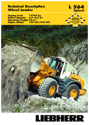 Gumikerekes homlokrakodók Liebherr L 564 2+2