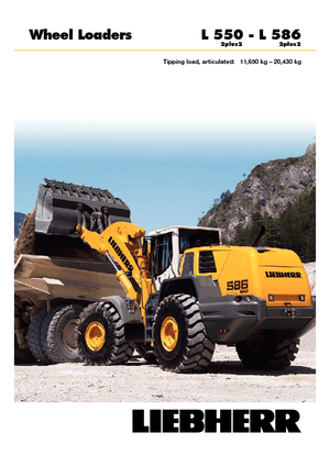 Gumikerekes homlokrakodók Liebherr L 566