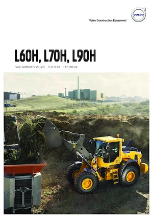 Gumikerekes homlokrakodók Volvo L60H