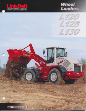 Gumikerekes homlokrakodók Link-Belt L130