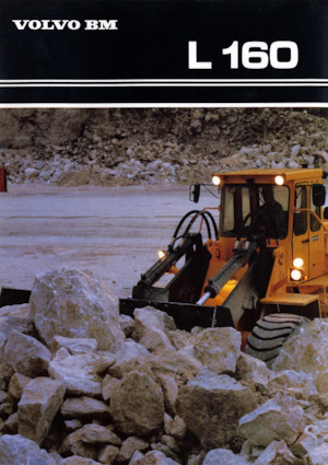 Gumikerekes homlokrakodók Volvo L160