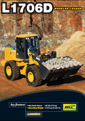 Gumikerekes homlokrakodók Bell L1706D