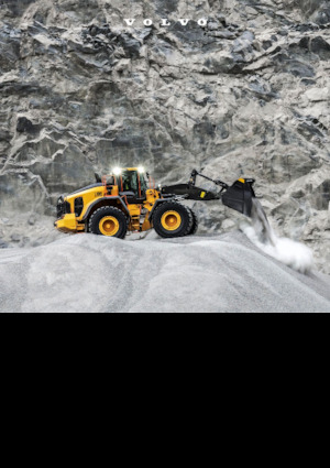 Gumikerekes homlokrakodók Volvo L180 