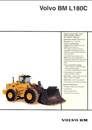 Gumikerekes homlokrakodók Volvo L180CH-L