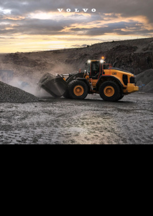 Gumikerekes homlokrakodók Volvo L260