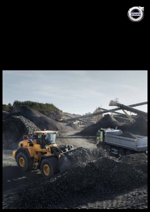 Gumikerekes homlokrakodók Volvo L260H 