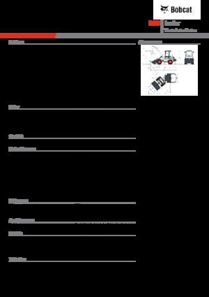 Gumikerekes homlokrakodók Bobcat L28