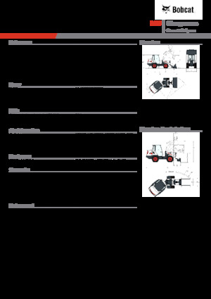 Gumikerekes homlokrakodók Bobcat L85