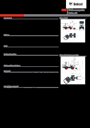 Gumikerekes homlokrakodók Bobcat L85
