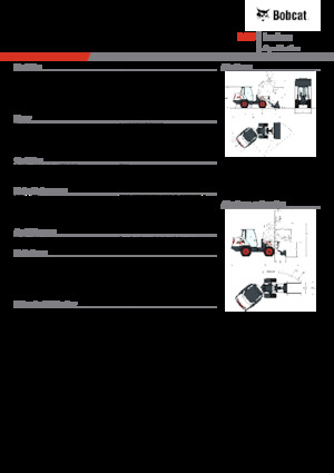 Gumikerekes homlokrakodók Bobcat L85