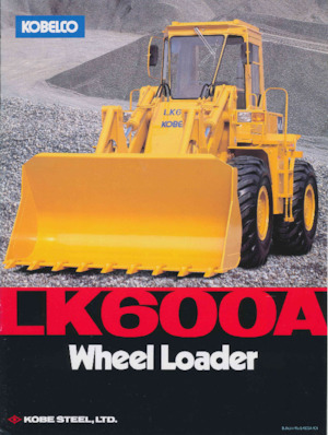 Gumikerekes homlokrakodók Kobelco LK600A