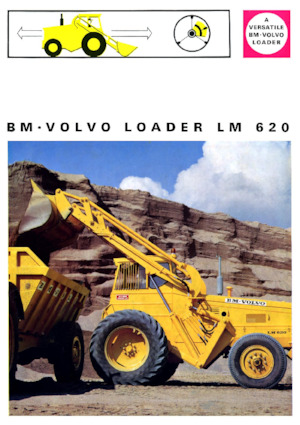 Gumikerekes homlokrakodók Volvo LM620