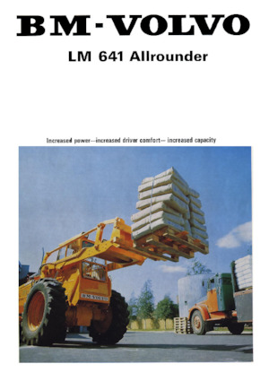 Gumikerekes homlokrakodók Volvo LM641