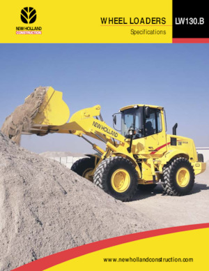 Gumikerekes homlokrakodók New Holland LW130 B