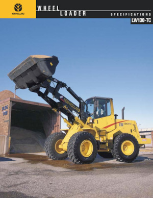 Gumikerekes homlokrakodók New Holland LW 130 TC