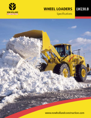 Gumikerekes homlokrakodók New Holland LW230 B