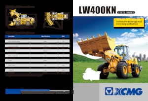 Gumikerekes homlokrakodók XCMG LW400KN