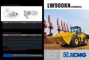 Gumikerekes homlokrakodók XCMG LW900KN