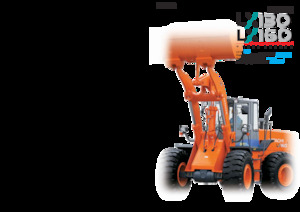 Gumikerekes homlokrakodók Hitachi LX 160