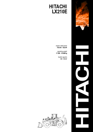 Gumikerekes homlokrakodók Hitachi LX 210 E