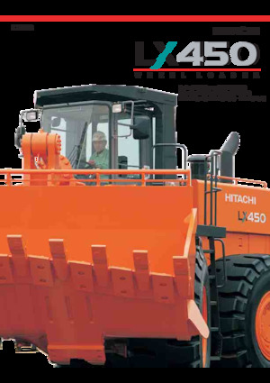 Gumikerekes homlokrakodók Hitachi LX 450