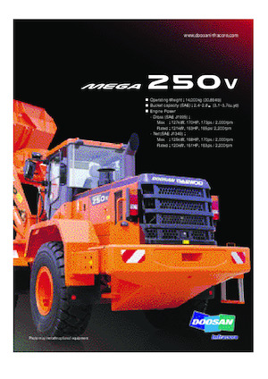 Gumikerekes homlokrakodók Doosan Mega 250 V