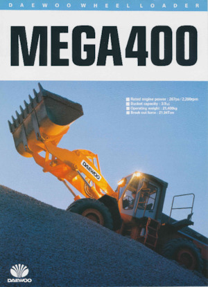 Gumikerekes homlokrakodók Doosan Mega 400