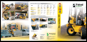 Gumikerekes homlokrakodók Palazzani PL 35