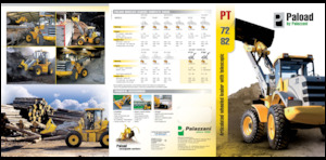 Gumikerekes homlokrakodók Palazzani PT 72